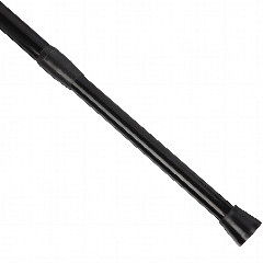 VETTA Карниз для ванной 2,0м, телескопический, черный, алюм.