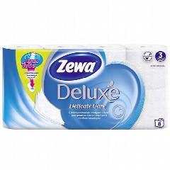 Туалетная бумага Zewa «Delux», 8 шт